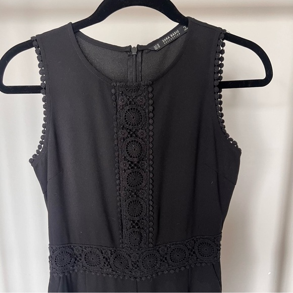 Zara Basics Black Jumpsuit - Picture 2 of 3
